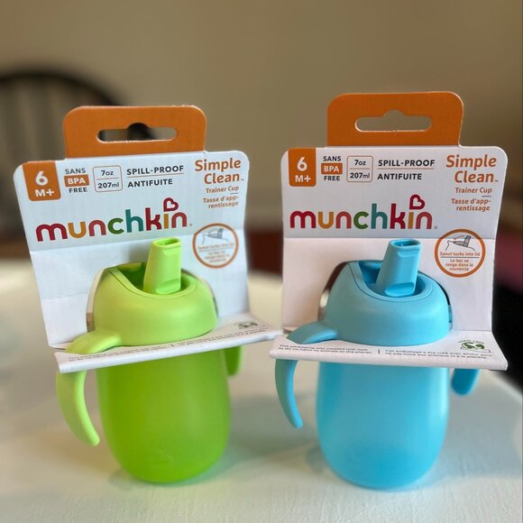 2 Munchkin Simple Clean Training Cup – New - Picture 1 of 1